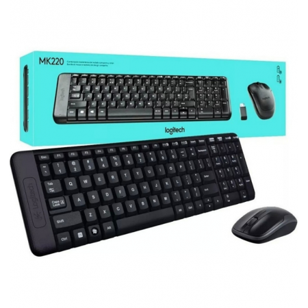 Teclado e Rato Logitech Wireless Combo MK220 - Layout ES
